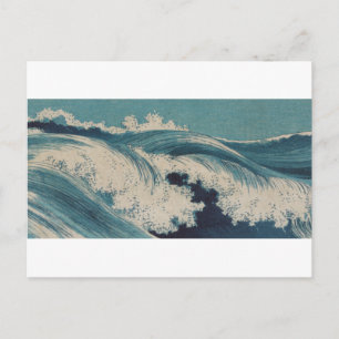 Carte Postale Vagues par Konen Uehara
