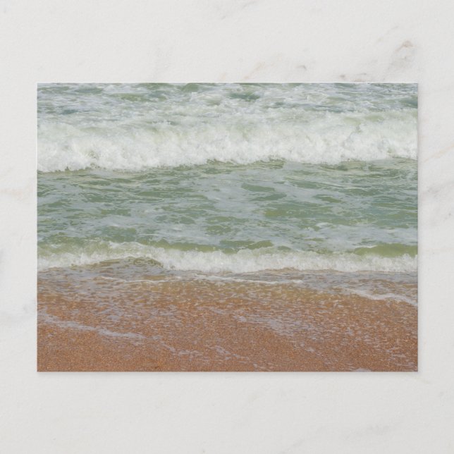 Carte Postale Vagues sur la plage Nature (Devant)