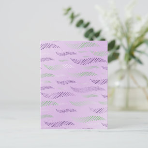 Carte Postale Vagues Tigre (motif stylisé) 3