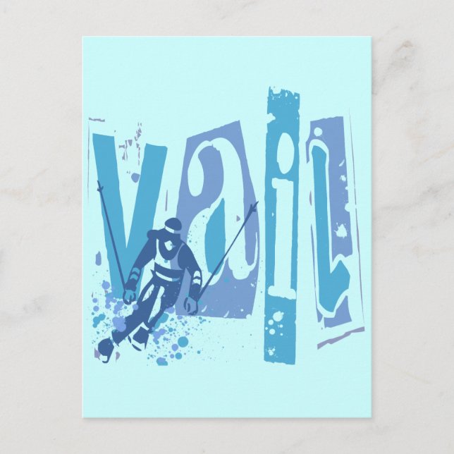 CARTE POSTALE VAIL (Devant)