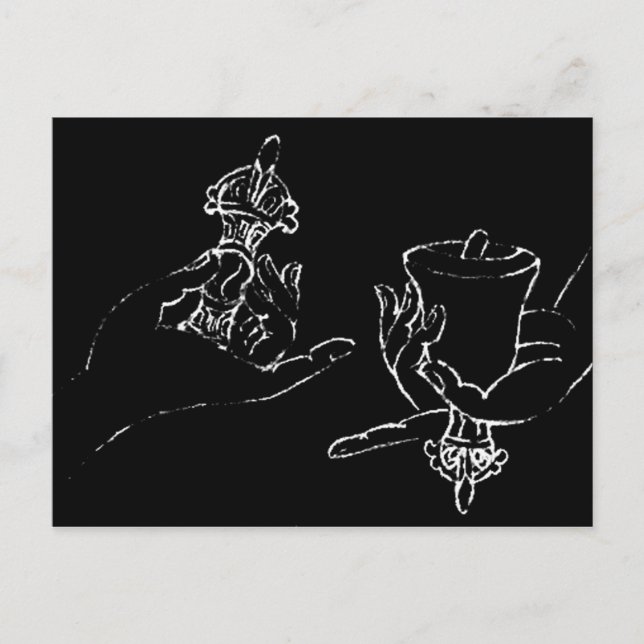 Carte postale Vajrasattva Mudra (Devant)