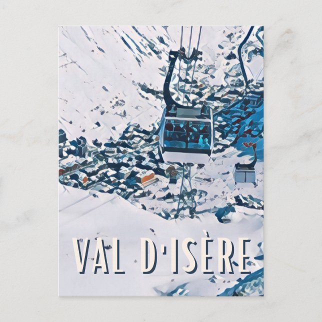 Carte Postale Val d'Isère Station de ski  (Devant)