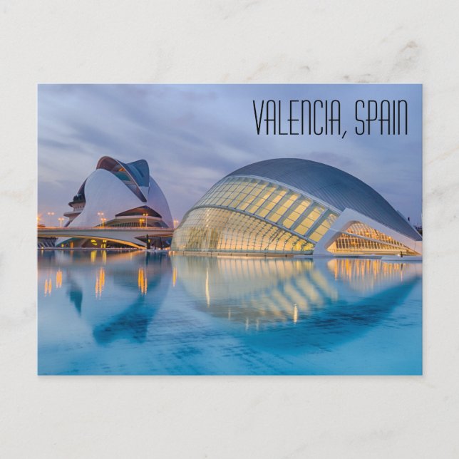 Carte postale Valencia Espagne (Devant)