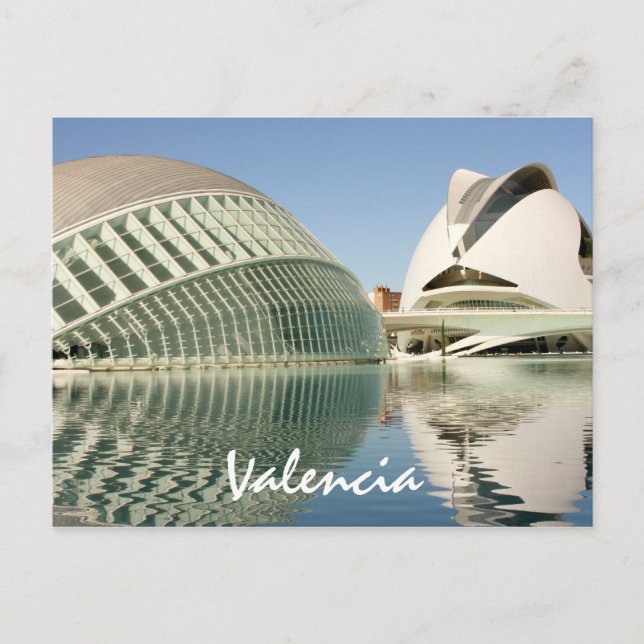 Carte postale Valencia Espagne (Devant)