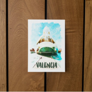 Carte Postale Valencia Espagne Palau de les Arts Reina Sofía