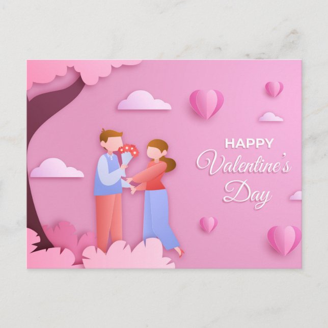 Carte Postale Valentine (Devant)