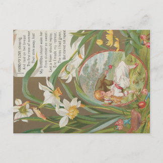 Carte Postale Valentine Innocente Vintage Douce, Kate Greenway
