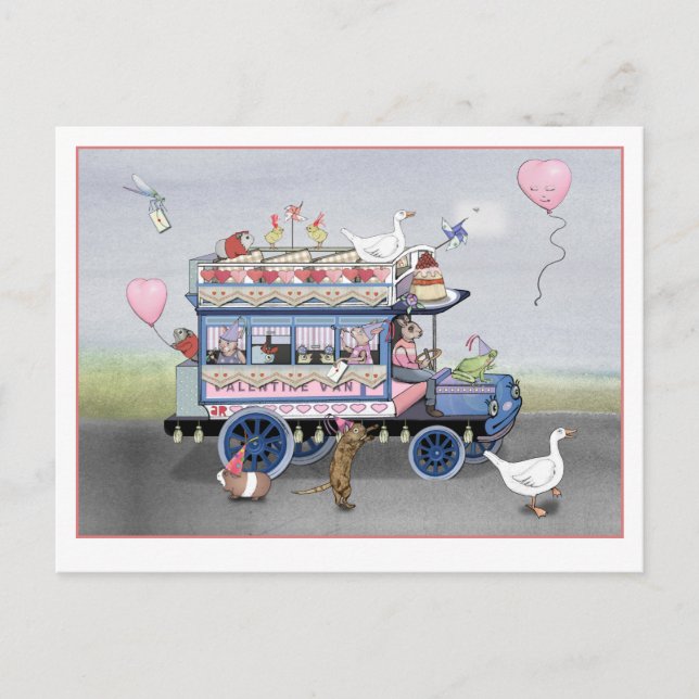 Carte Postale Valentine Van (Devant)