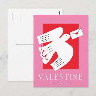 Carte Postale Valentine's Day Be Mine Valentine's Day Card