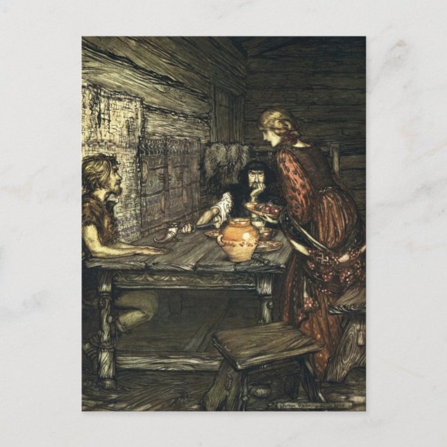 Carte Postale Valkyrie de Rackham (Devant)