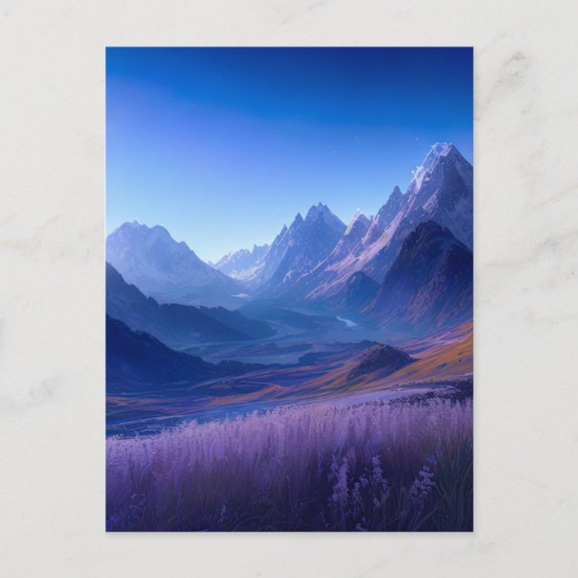 Carte Postale Vallée Bleue des Merveilles (Devant)