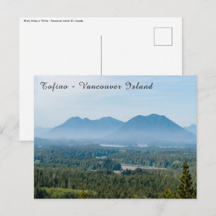 Carte Postale Vallée brumeuse à Tofino - Colombie-Britannique, C