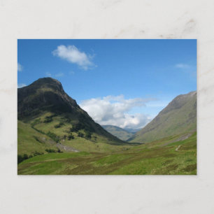 Carte Postale Vallée cachée Glencoe Écosse