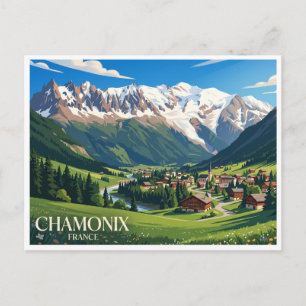 Carte Postale Vallée de Chamonix France