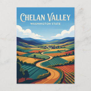 Carte Postale Vallée de Chelan États-Unis