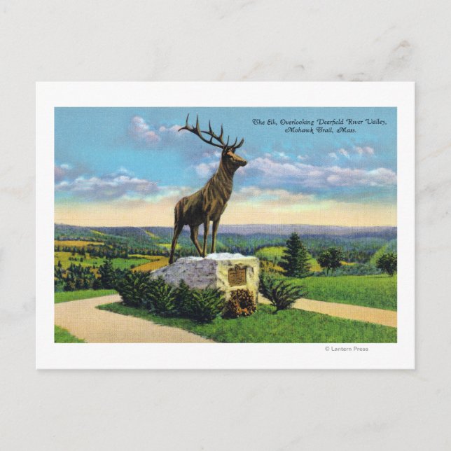 Carte Postale Vallée de la rivière Deerfield sur le sentier Moha (Devant)
