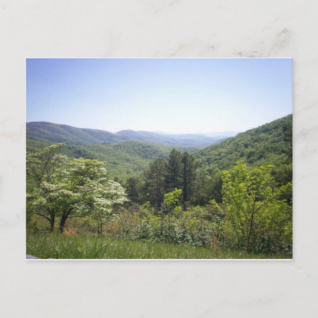 Carte Postale Vallée de montagne 1 (Devant)