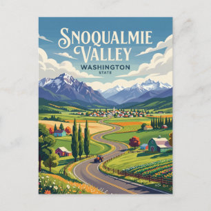 Carte Postale Vallée de Snoqualmie États-Unis