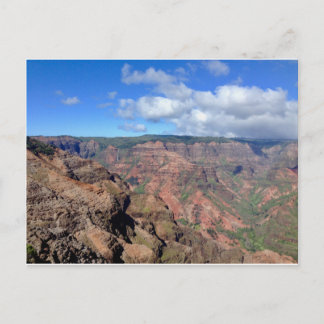 Carte postale Vallée de Waimea sur l'île de Kauai