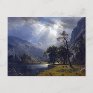 Carte Postale Vallée de Yosemite d'Albert Bierstadt