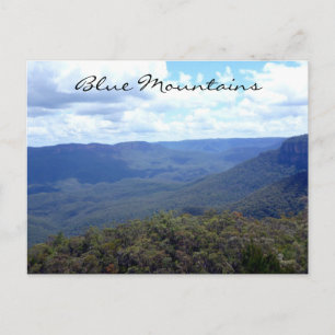 Carte Postale vallée des montagnes bleues