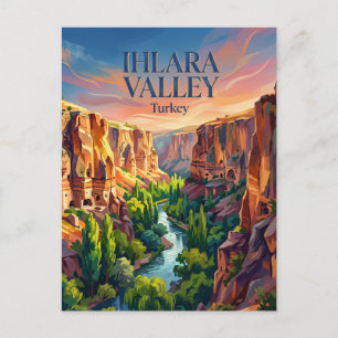 Carte Postale Vallée d'Ihlara Turquie