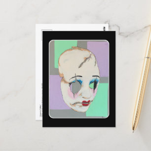 Carte Postale 'Vallée troublante' Peinture sur une