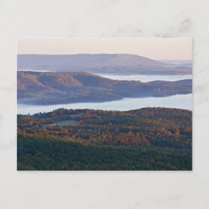 Carte Postale Vallées de Foggy et feuillage d'automne à Ozark