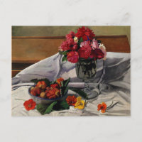 Vallotton - Fleurs et fraises