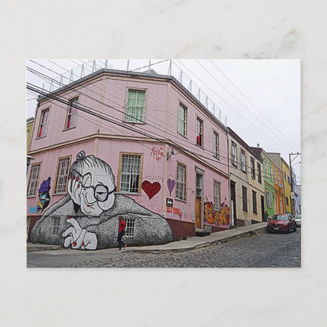 Carte Postale Valparaiso, Chili (Devant)