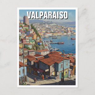 Carte Postale Valparaiso Chili