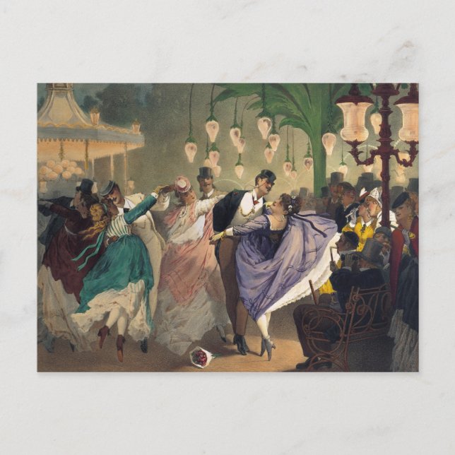 Carte Postale Valse au Bal Mabille (Devant)