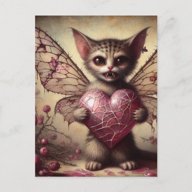 Carte Postale Vampire Cat Fairy (Devant)