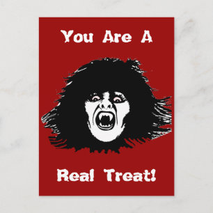 Carte Postale Vampire Chick est un vrai régal