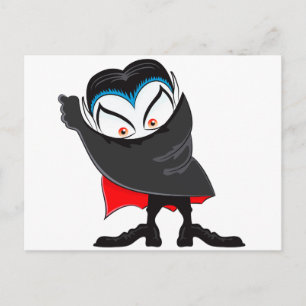 Carte Postale Vampire d'Halloween