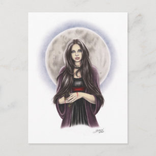 Carte postale Vampire Rose mort
