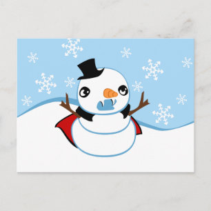 Carte Postale Vampire Snowman