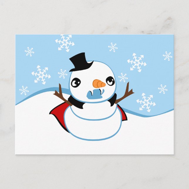 Carte Postale Vampire Snowman (Devant)