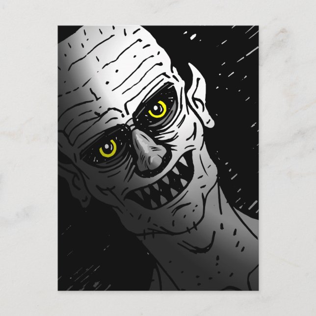 Carte Postale Vampires d'Halloween (Devant)