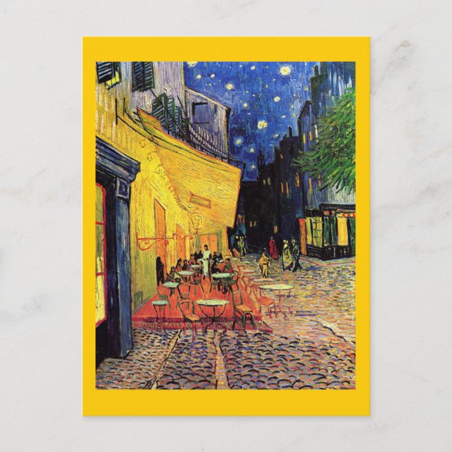 Carte Postale Van Gogh Cafe Terrasse (F467) Art (Devant)