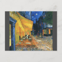 Van Gogh Célèbre Peinture Café Terrasse en soirée