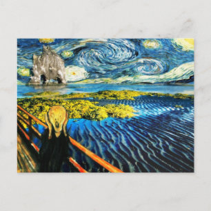 Carte Postale Van Gogh Edvard rencontre Vincent Starry Night