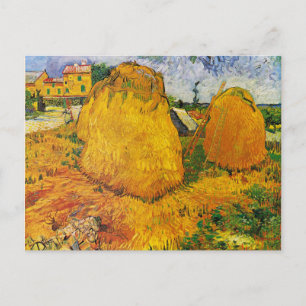 Carte Postale Van Gogh - Emballages de Haystacks en Provence