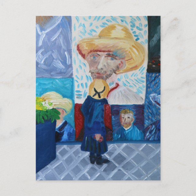 Carte Postale Van Gogh et Susan Payne-Trutna autoportraits (Devant)