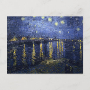 Carte Postale Van Gogh Étape Nuit Sur Le Rhône