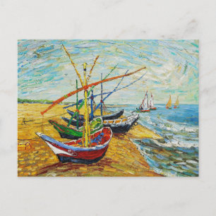 Carte postale Van Gogh Fishing Boats