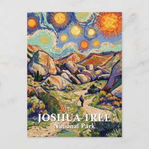 Carte Postale Van Gogh Joshua Tree Hidden Valley Vintage Desert