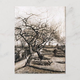 Carte Postale van Gogh Le jardin du sondeur à Nuenen en hiver