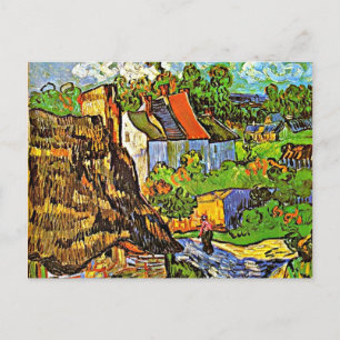 Carte Postale Van Gogh - Maisons en Auvers - 2