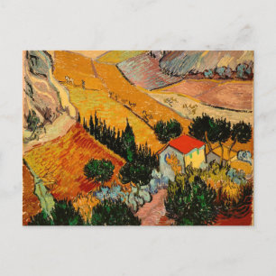 Carte Postale Van Gogh - Paysage avec maisons